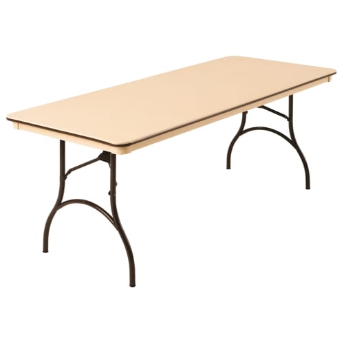 Mity-Lite® ABS Folding Table, Wishbone Legs, 36x72, Beige